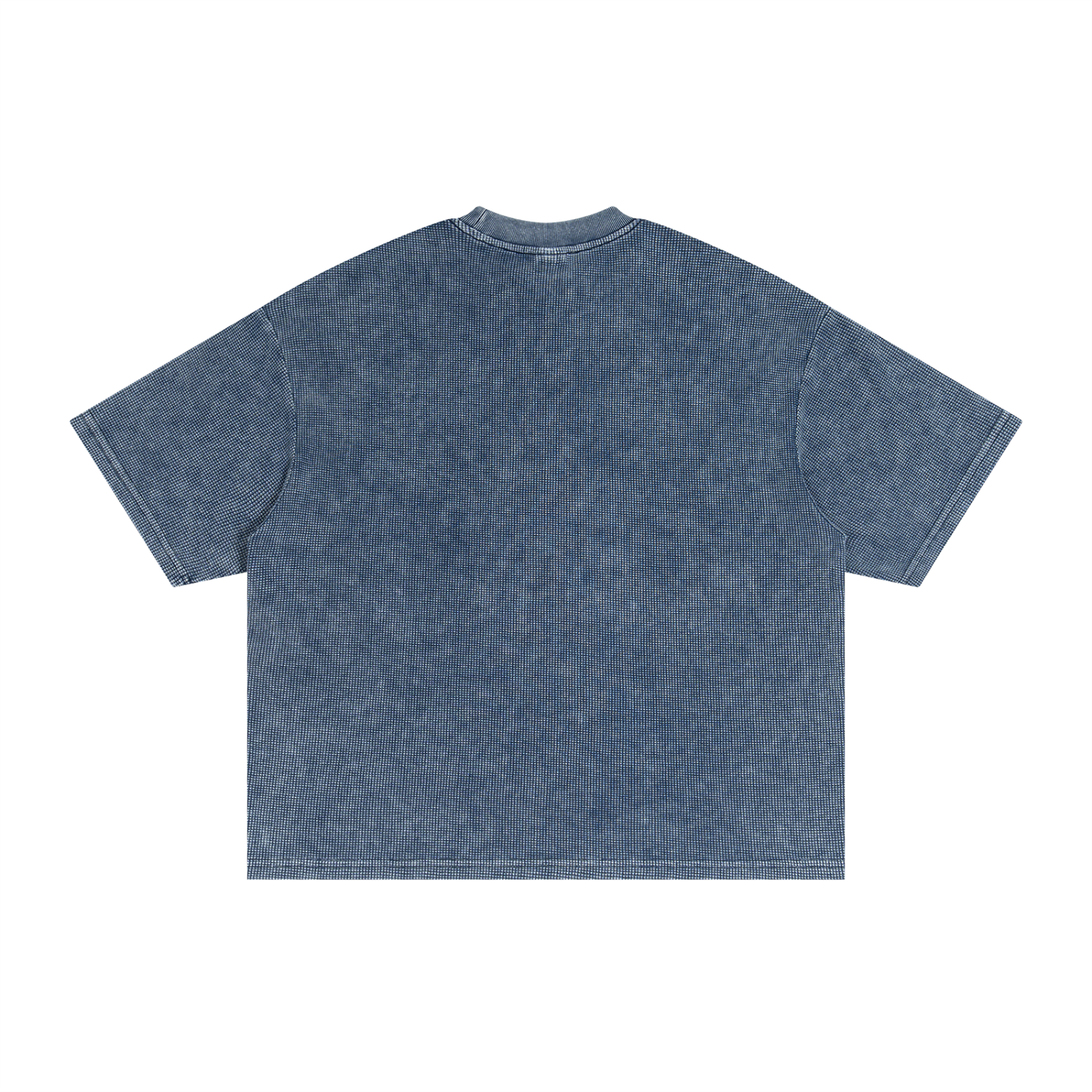 Washed Boxy Waffle Knit Tee