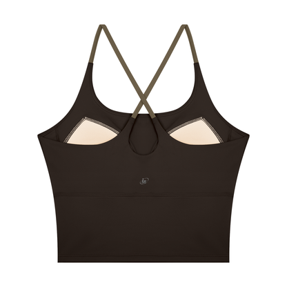 Women's Color Block Yoga Tank Top
