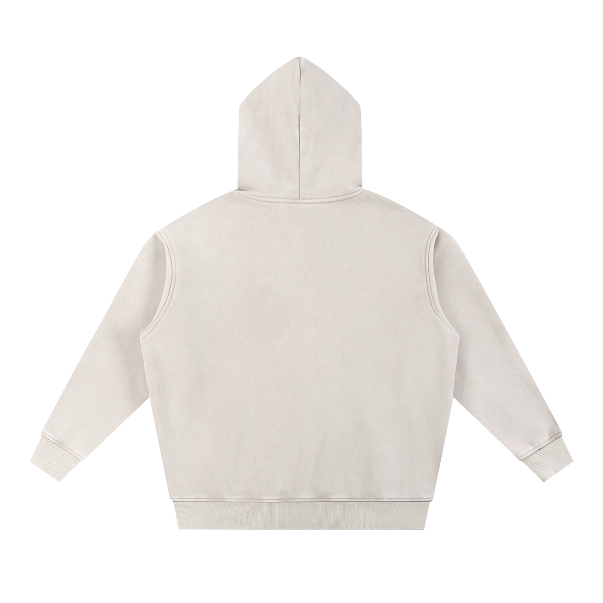 Snow Wash Fleece Oversize Hoodie