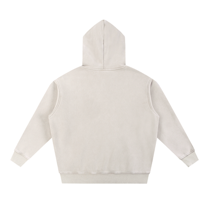 Snow Wash Fleece Oversize Hoodie