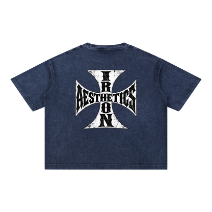 Mineral Wash Boxy Cotton T-Shirt