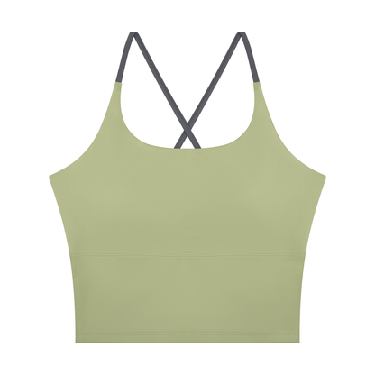Women's Color Block Yoga Tank Top