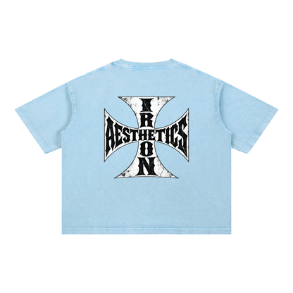 Mineral Wash Boxy Cotton T-Shirt