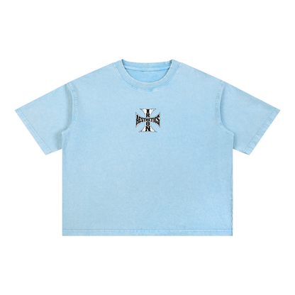 Mineral Wash Boxy Cotton T-Shirt