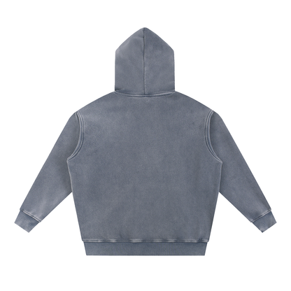 Snow Wash Fleece Oversize Hoodie