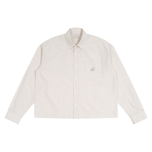 Unisex Boxy Striped Shirt