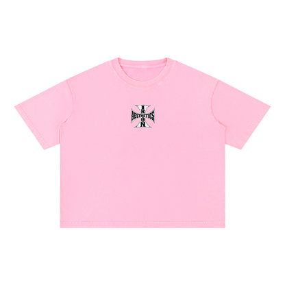 Mineral Wash Boxy Cotton T-Shirt