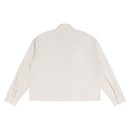 Unisex Boxy Striped Shirt