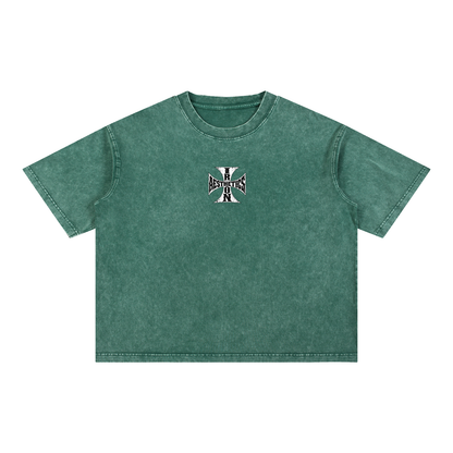 Mineral Wash Boxy Cotton T-Shirt