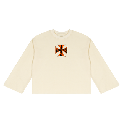 Unisex Waffle Raw Edge T-Shirt