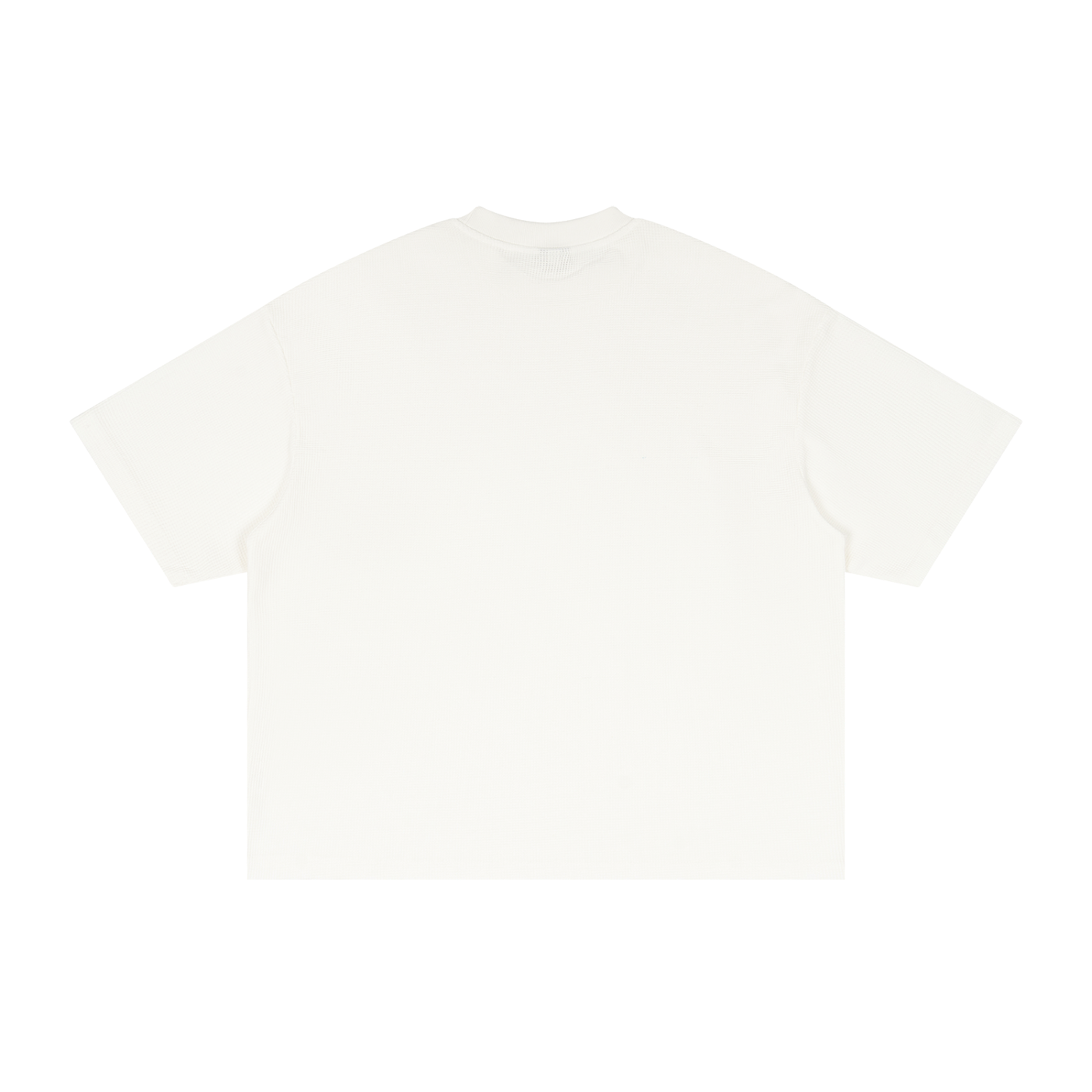 Washed Boxy Waffle Knit Tee