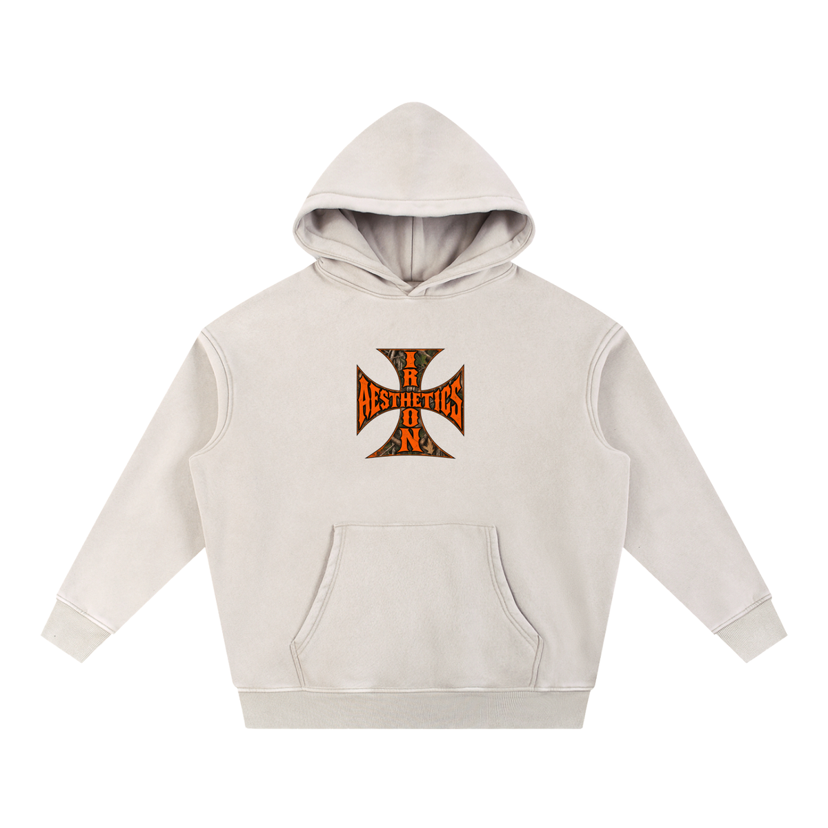 Snow Wash Fleece Oversize Hoodie