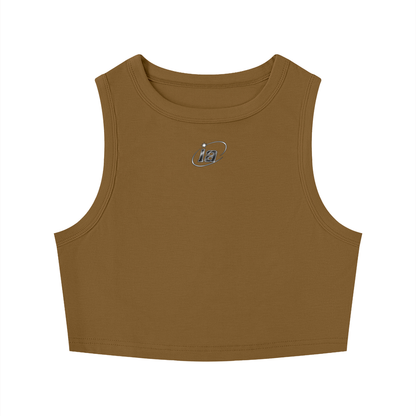 Women's Tight Crewneck Crop Tank Top