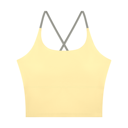 Women's Color Block Yoga Tank Top