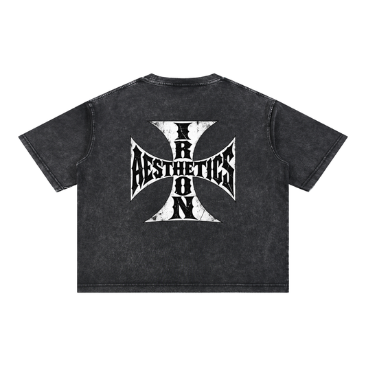 Mineral Wash Boxy Cotton T-Shirt