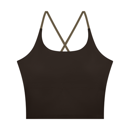 Women's Color Block Yoga Tank Top