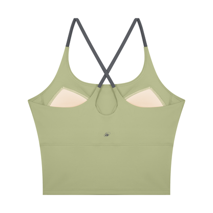 Women's Color Block Yoga Tank Top